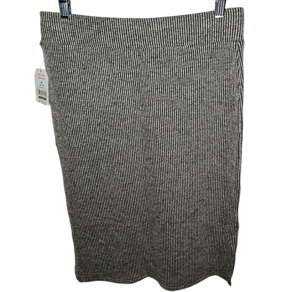 NWT Time & Tru Midi Length Semi-Fitted Striped Skirt - Picture 2 of 3